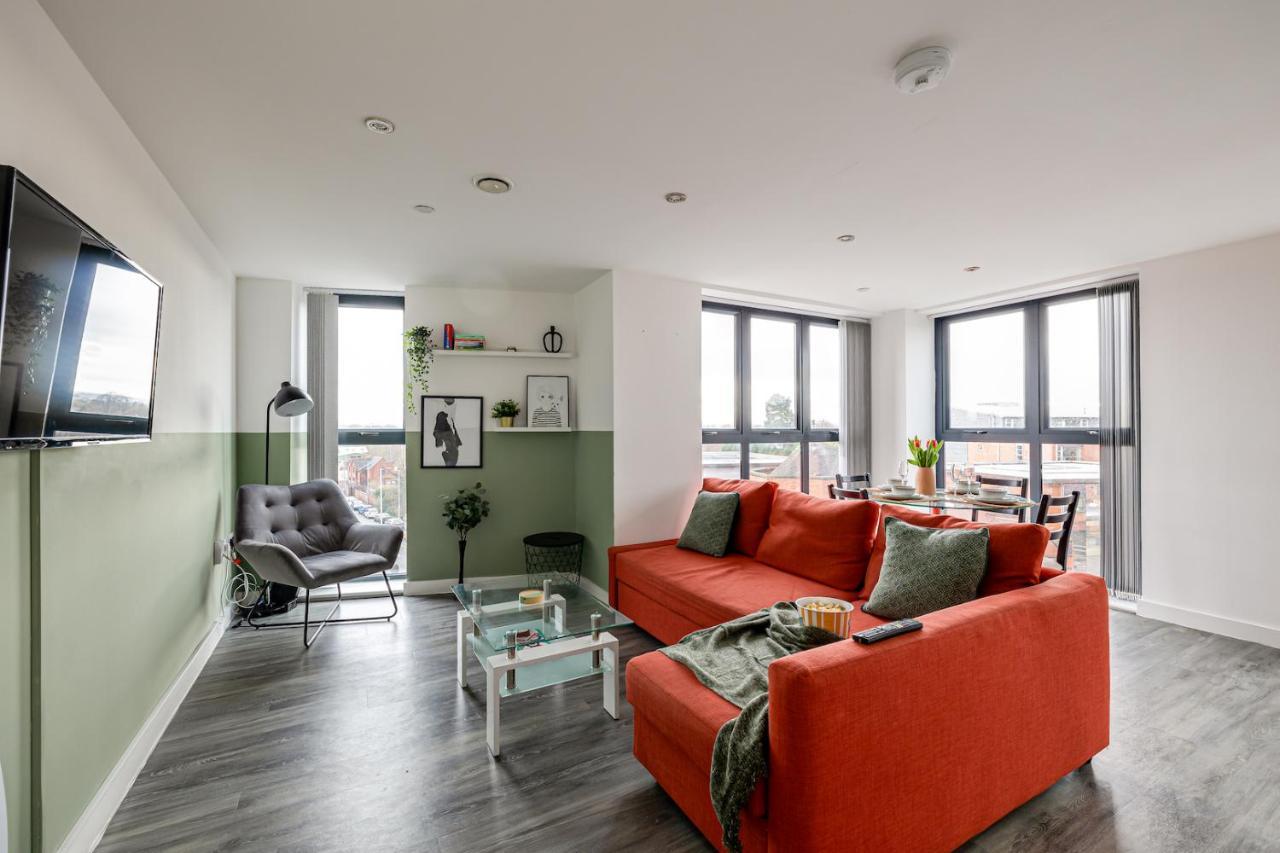 Stunning 2 Bed Apt With Free Parking Close To Cc Manchester Exterior foto
